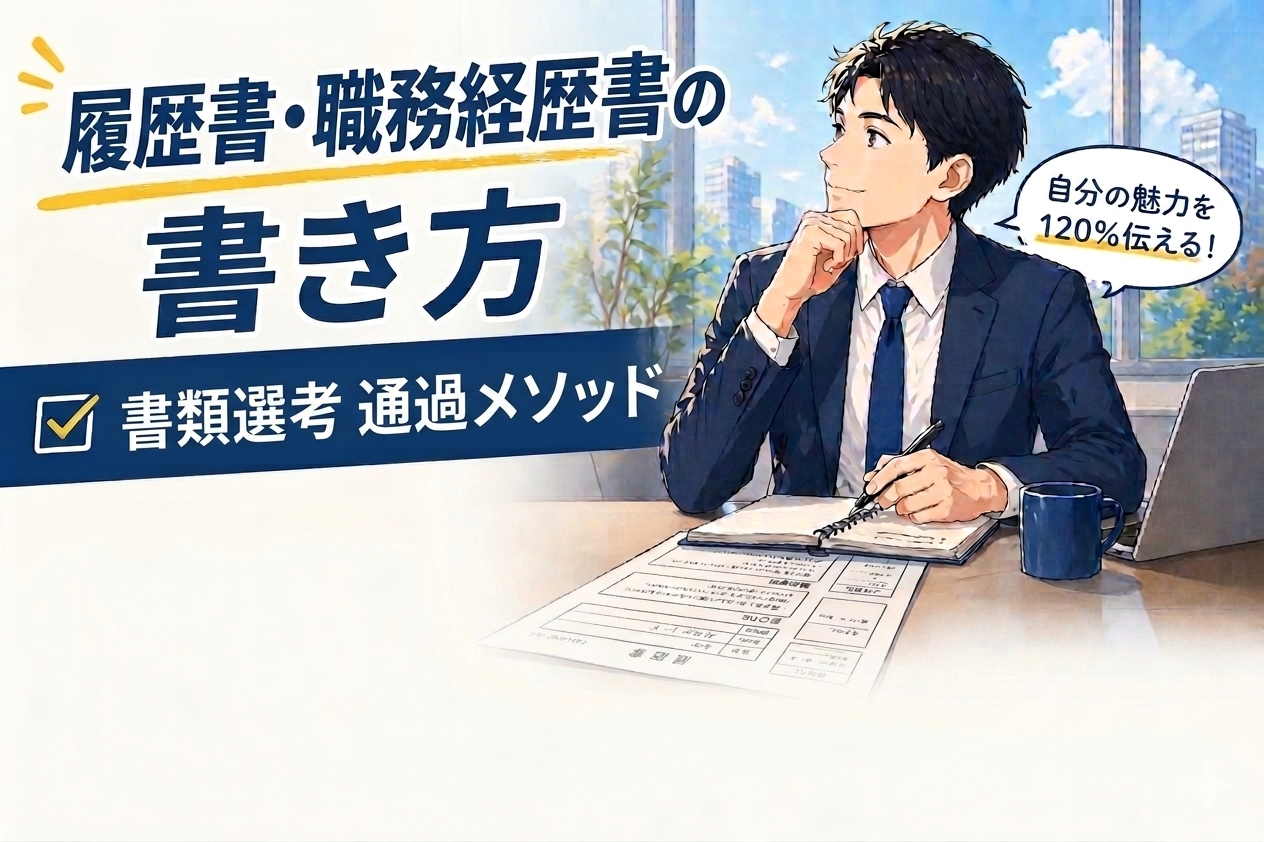 履歴書・職務経歴書の書き方｜通過率が上がる完全ガイド