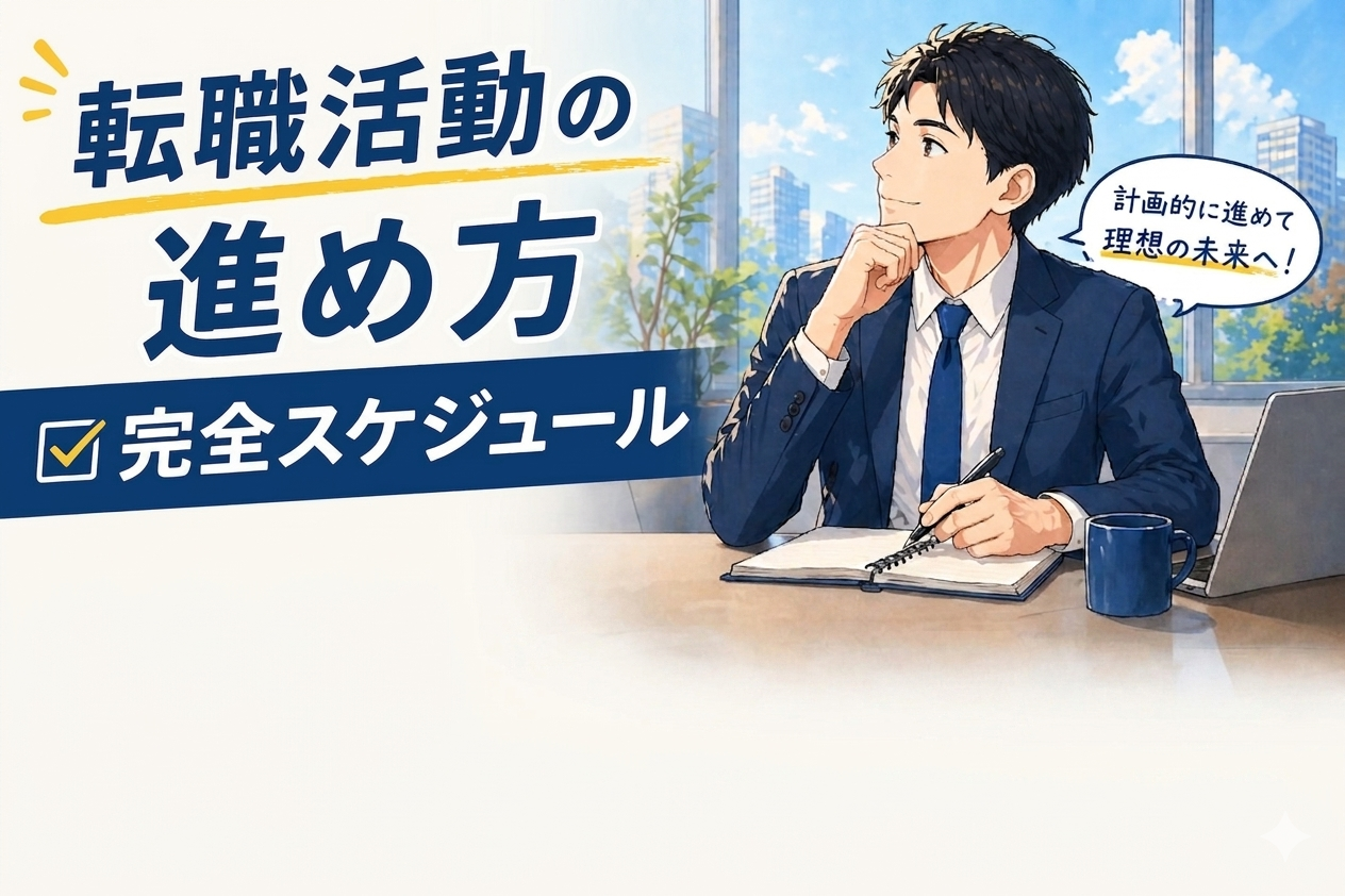転職活動の進め方・完全スケジュール｜失敗しない6ステップ