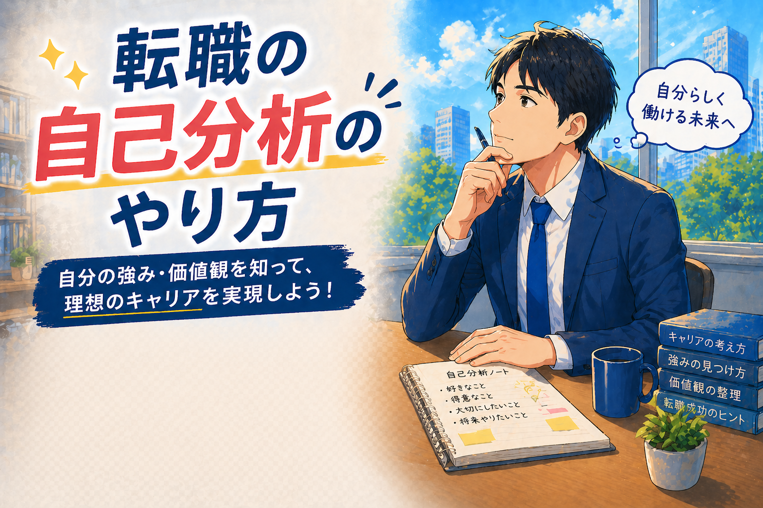 転職の自己分析のやり方｜転職の軸の決め方を解説